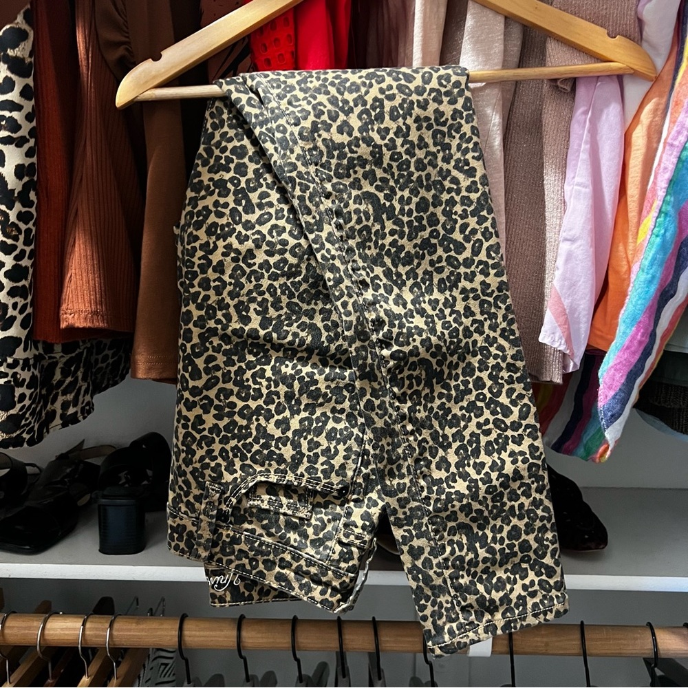 Universal Thread High-Rise Skinny Cheetah Stretch Jeans 26 (2) NWOT - Picture 2 of 4
